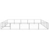 Dog Kennel Silver 269.1 ft¬≤ Steel