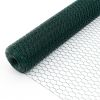 Large Size Galvanized Hexagonal Floral Green Chicken Wire, Outdoor Anti-Rust Chicken Wire Poultry Netting for Garden