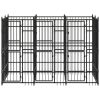 Outdoor Dog Kennel Steel 59.5 ft¬≤