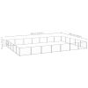 Dog Kennel Silver 376.7 ft¬≤ Steel