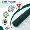 Large Size Galvanized Hexagonal Floral Green Chicken Wire, Outdoor Anti-Rust Chicken Wire Poultry Netting for Garden