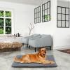 Dog Bed Mat Comfortable Fleece Pet Dog Crate Carpet Reversible Pad Joint Relief S Size