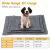 Dog Bed Mat Comfortable Fleece Pet Dog Crate Carpet Reversible Pad Joint Relief S Size