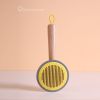 OneKey Pet Hair Remover Comb Pet Comb Grooming Brush Pet Hair Cleaner Brush Cat Shedding Brush Self Cleaning Slicker For Long & Short Hair Cats And Do